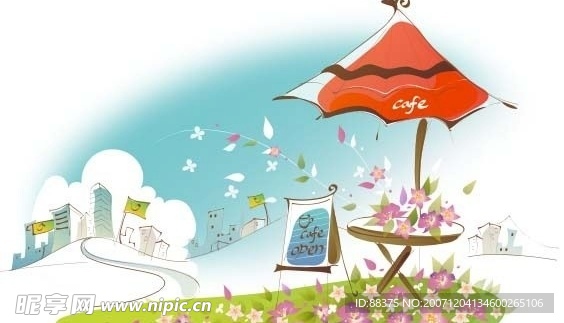 精品矢量风景图4