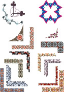矢量古典花纹