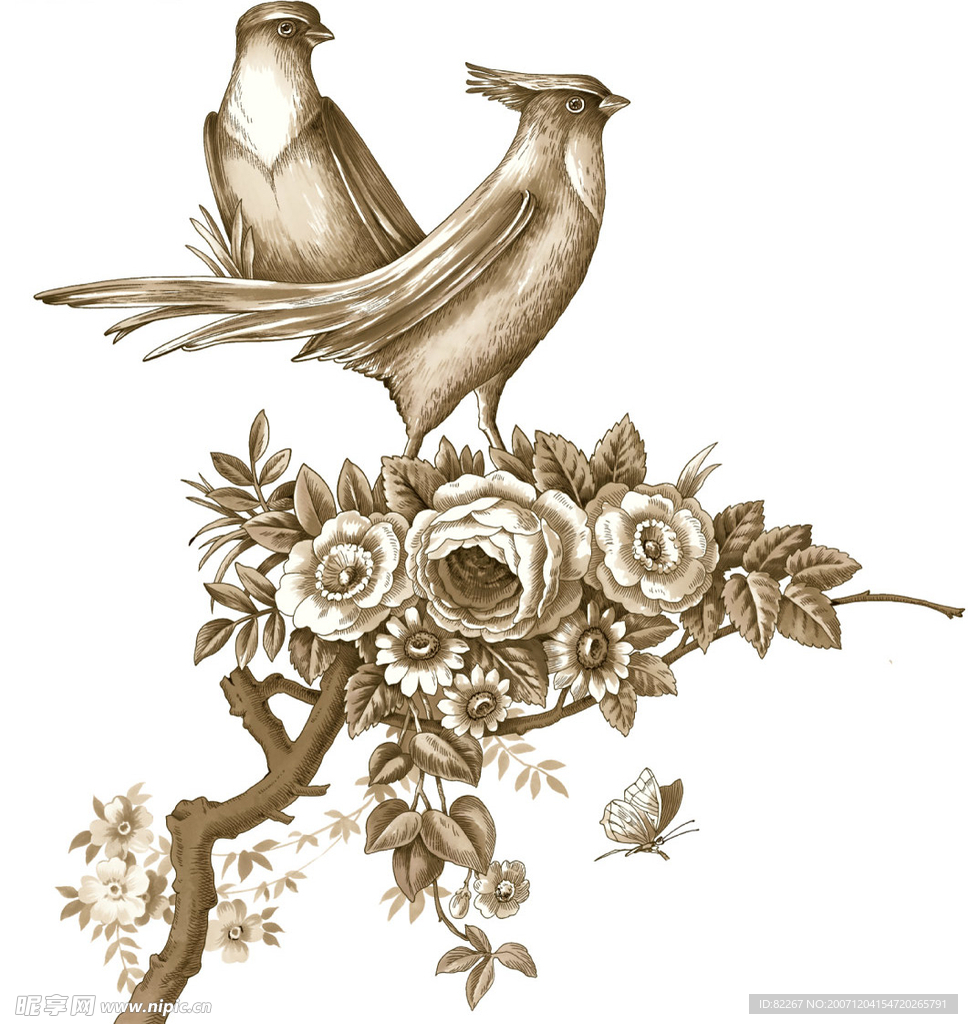 欧式花纹