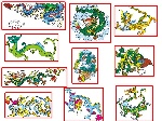 传统矢量龙纹图案61-70