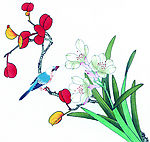 花鳥國畫45