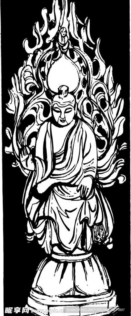矢量古代图案