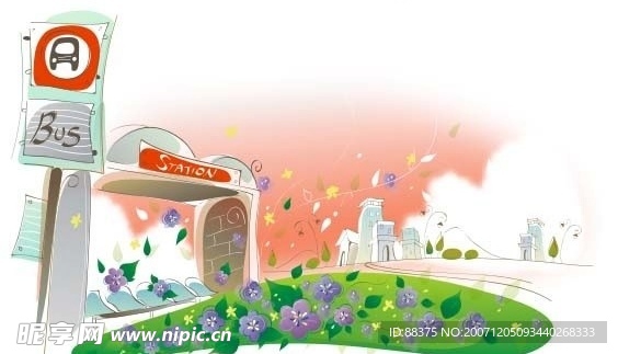 精品矢量风景图5