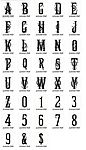字母数字符号大全