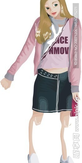金发小女孩-