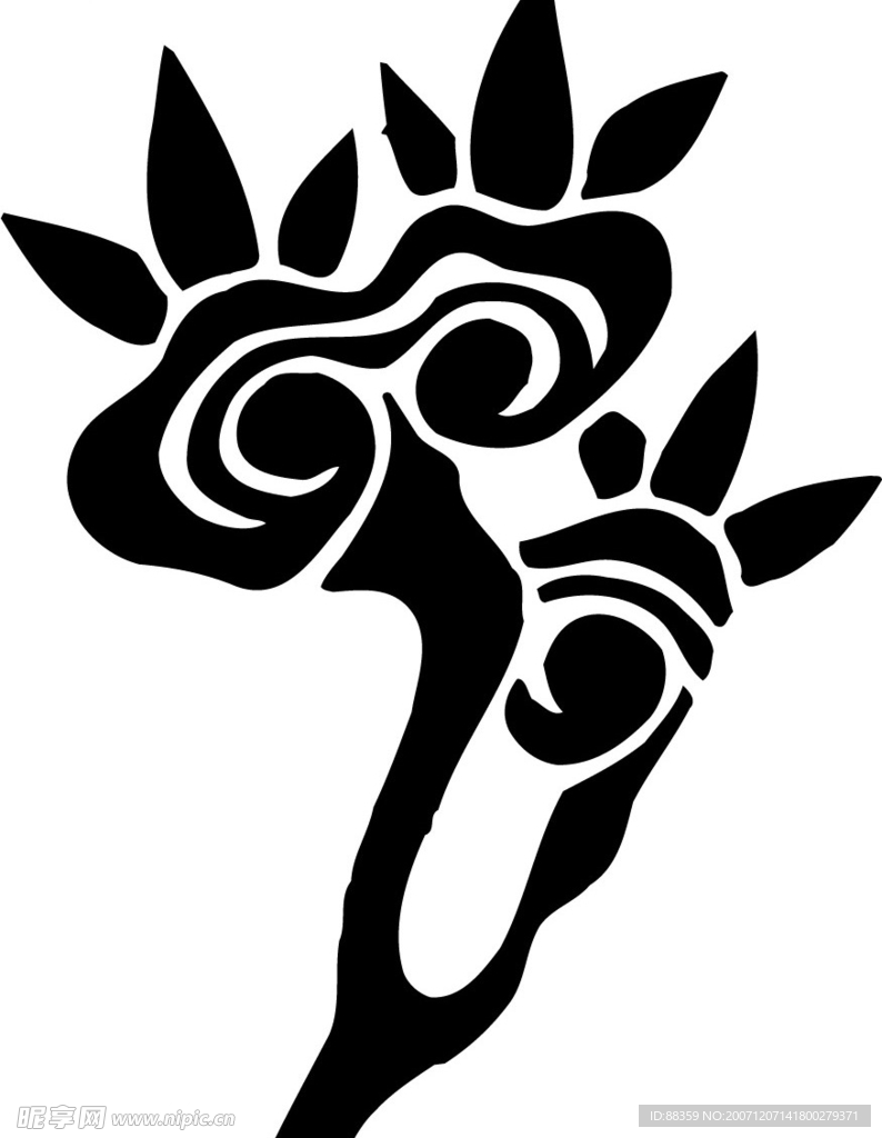 古代矢量图案