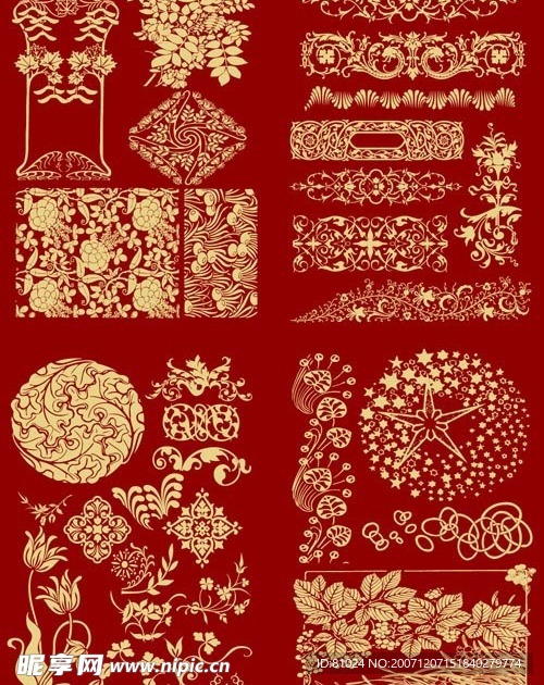 欧式抽象花纹