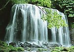 山溪瀑布