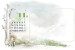 韩国08日历模板11月份
