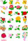 鲜花矢量