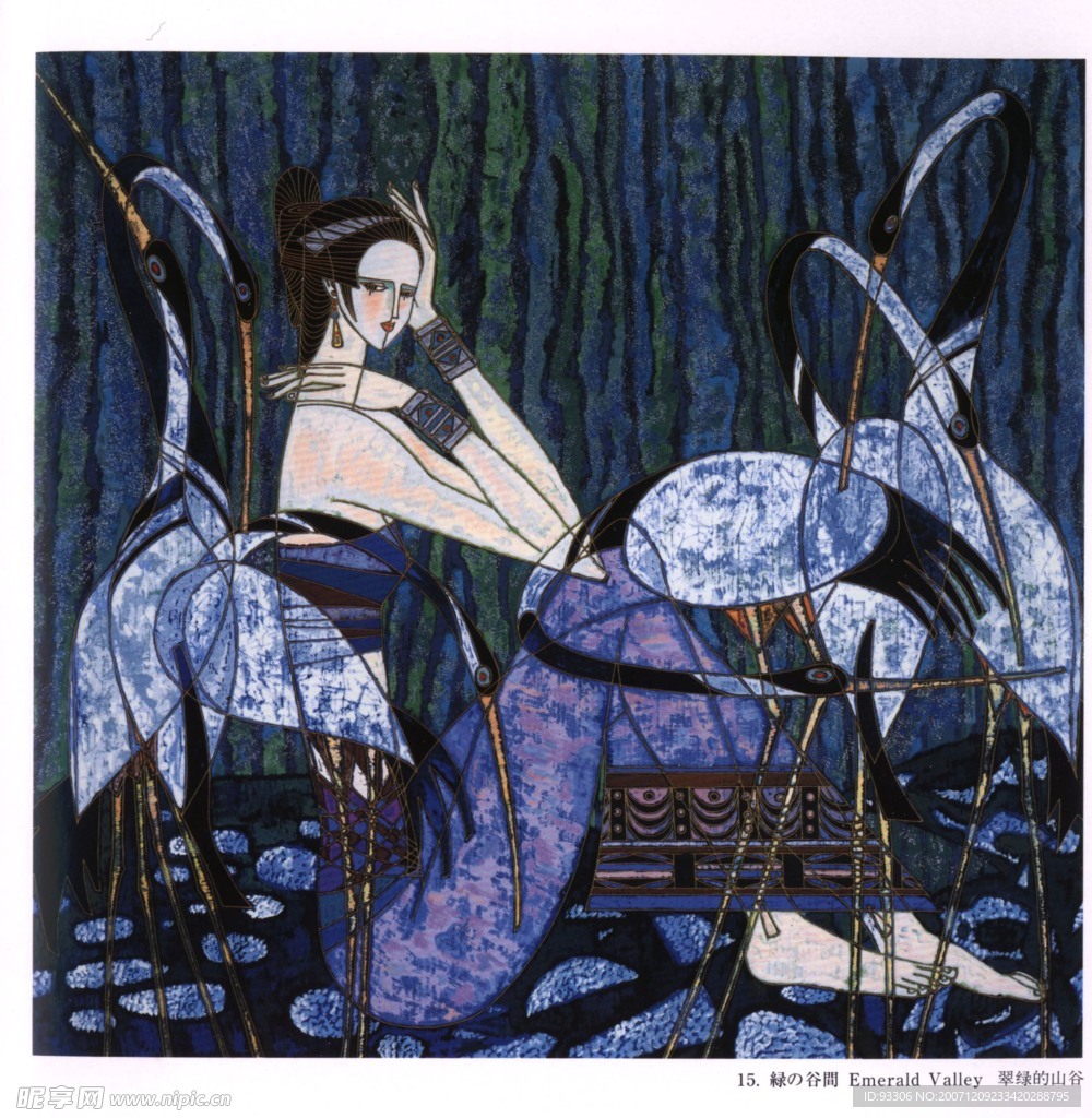民族 版画 艺术 月饼素材
