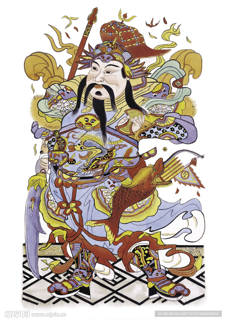 门神财神