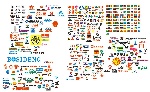 世界国旗及各种常用标志等