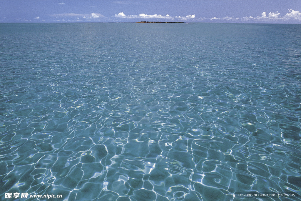 清澈海水
