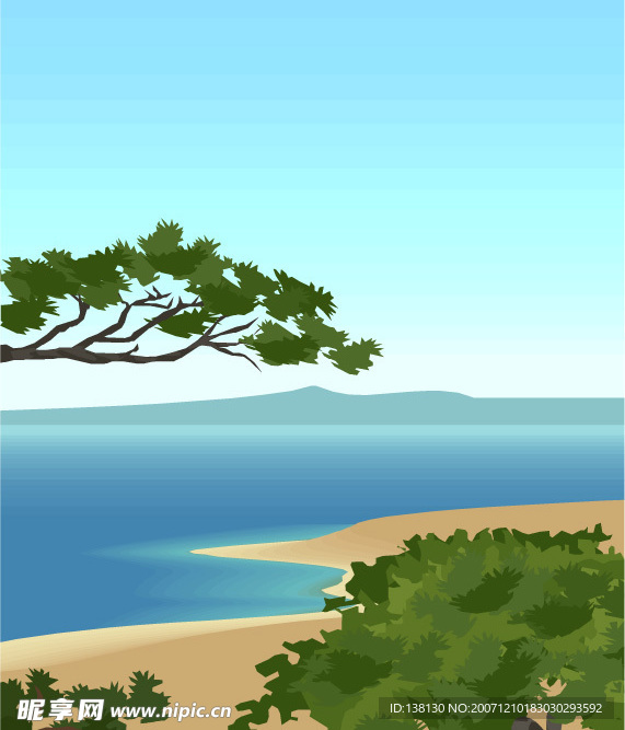 风景矢量图