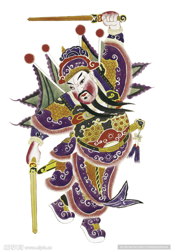 门神财神