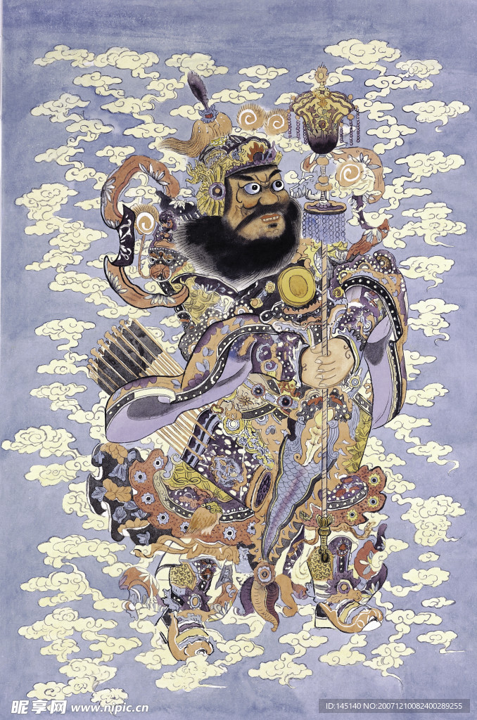 门神财神