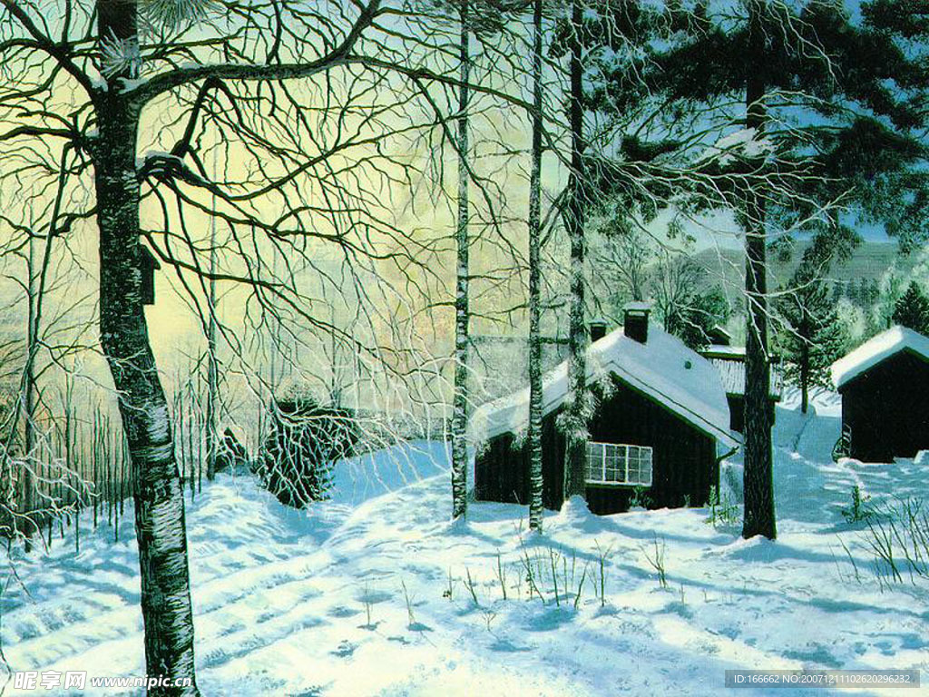 幽美雪景