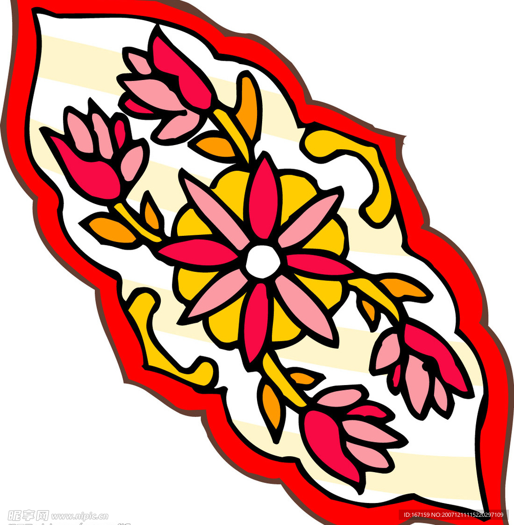 彩色花纹图案(195)
