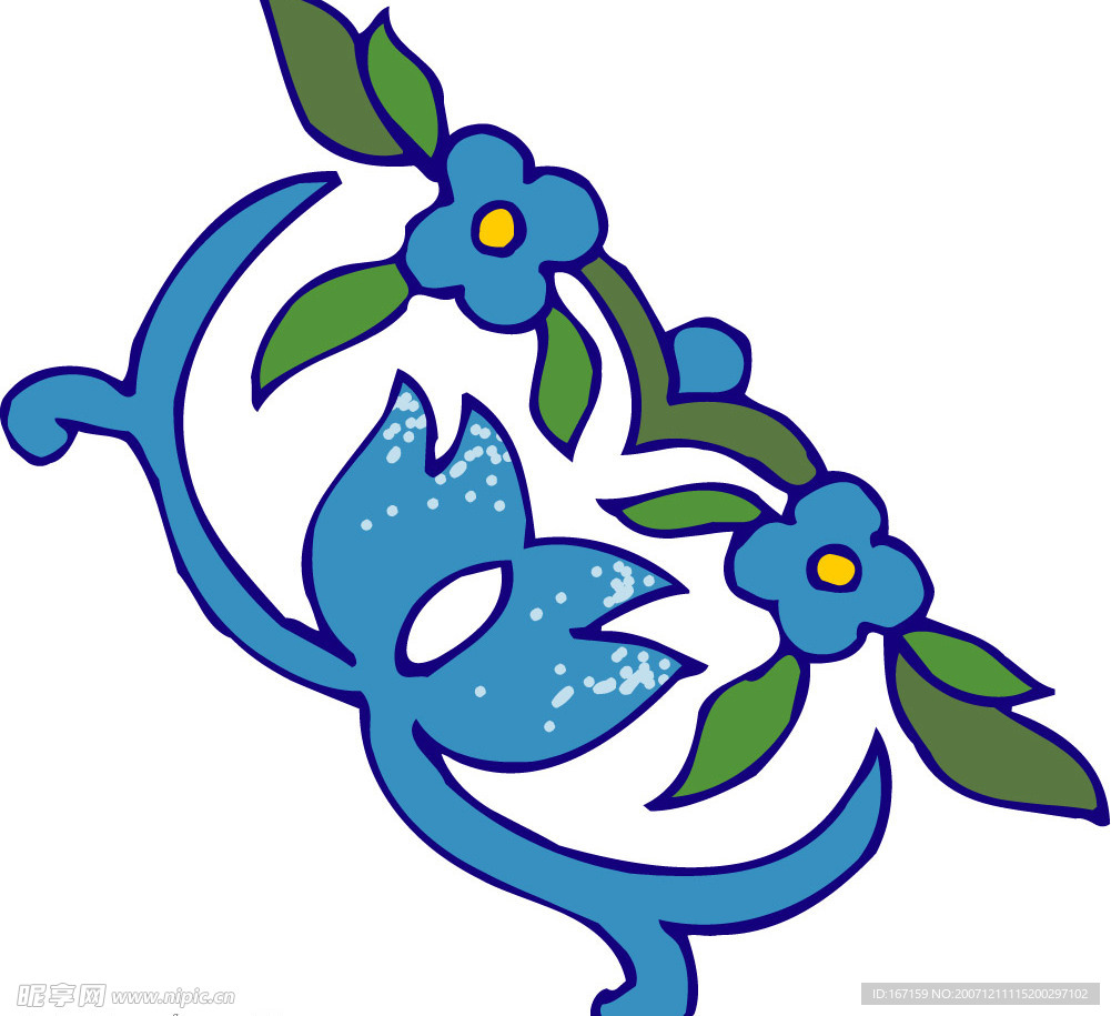 彩色花纹图案(194)