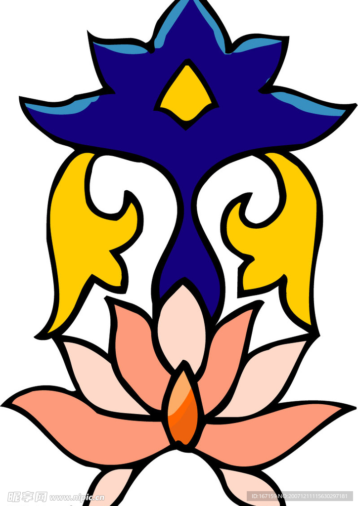 彩色花纹图案(205)