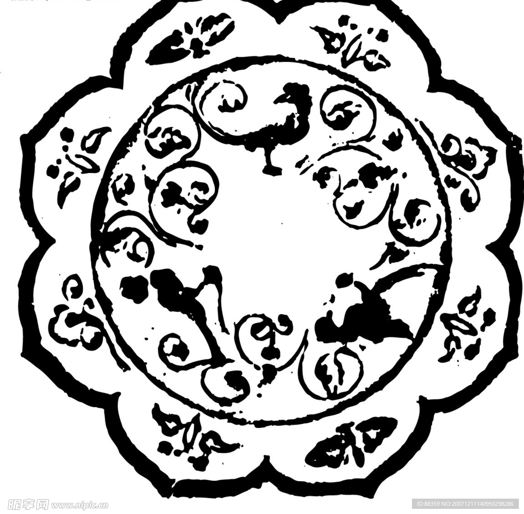 古代矢量图案