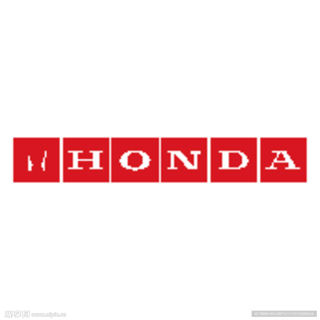 Honda本田汽车标志字体