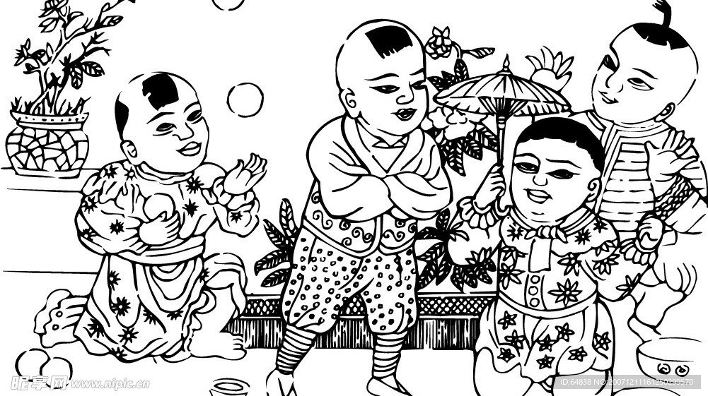 新年小孩