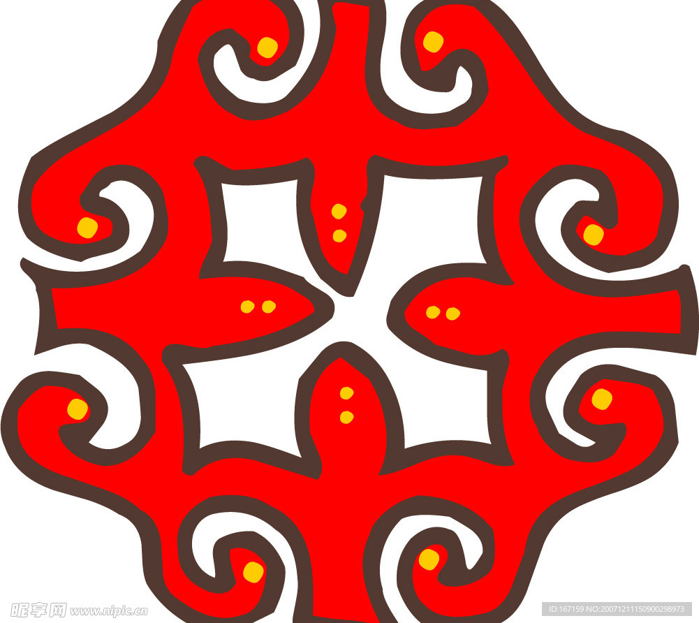 彩色花纹图案(295)