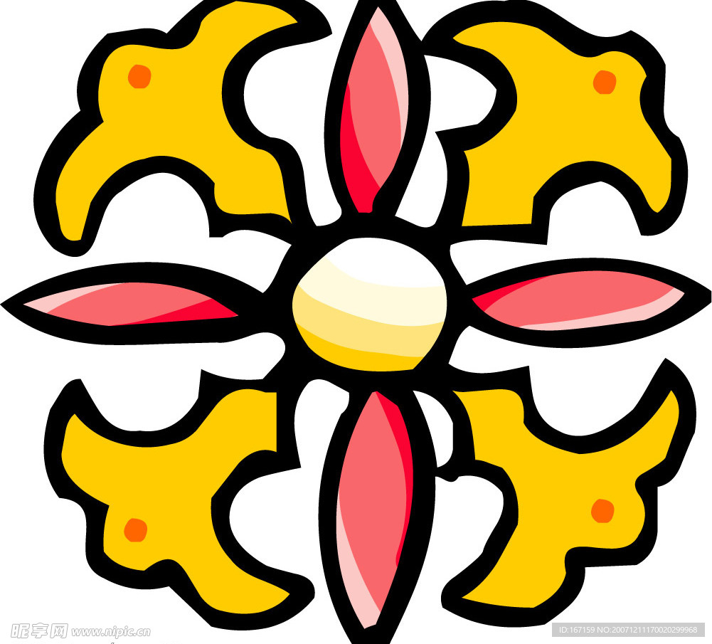 彩色花纹图案(333)