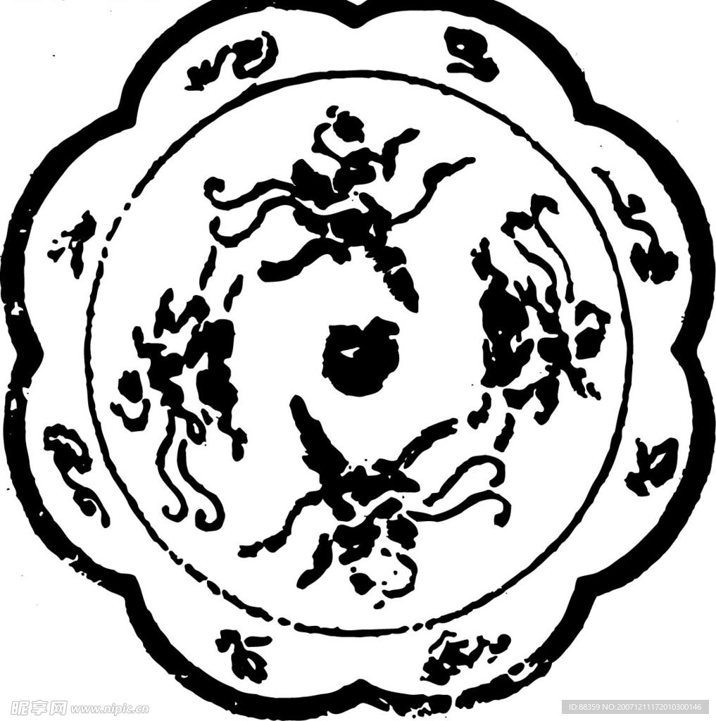 古代矢量图案