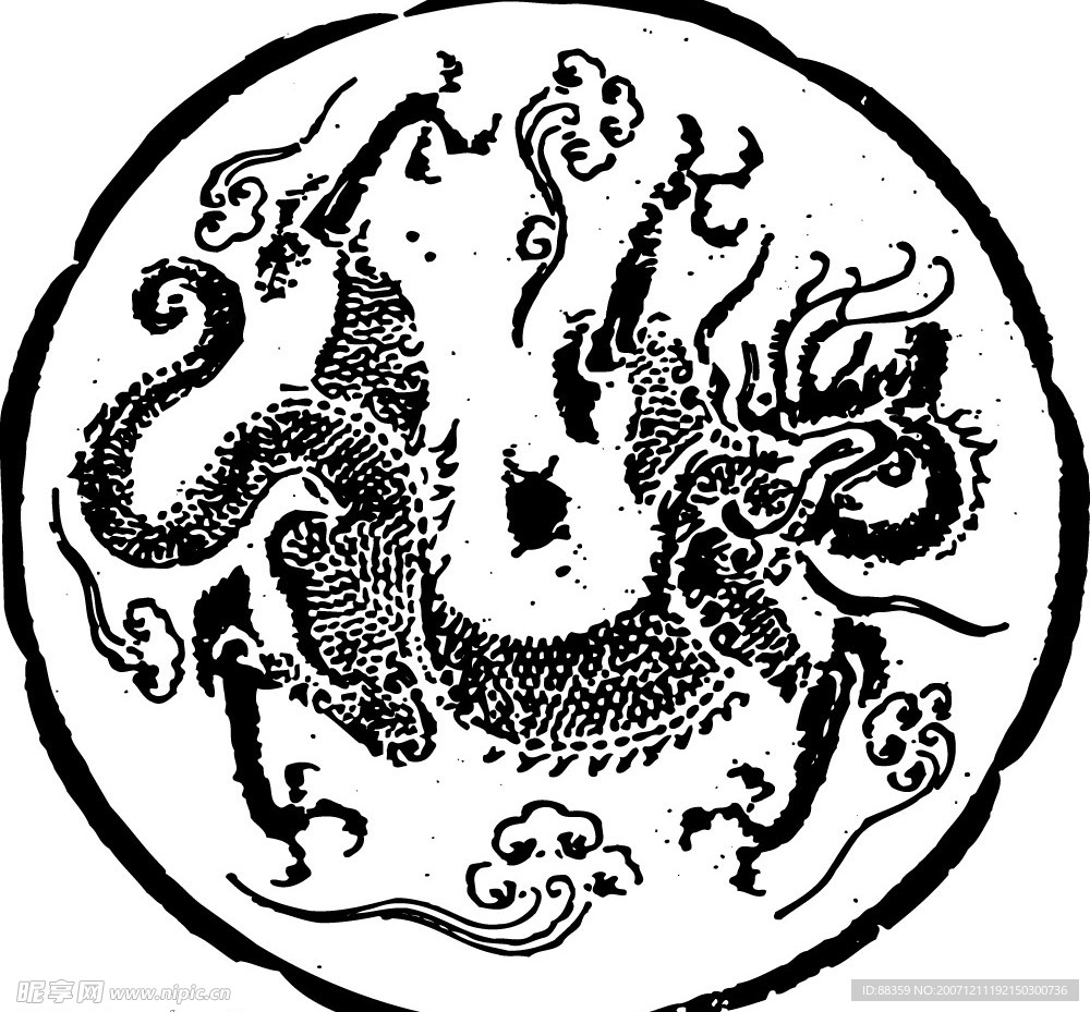 古代矢量图案