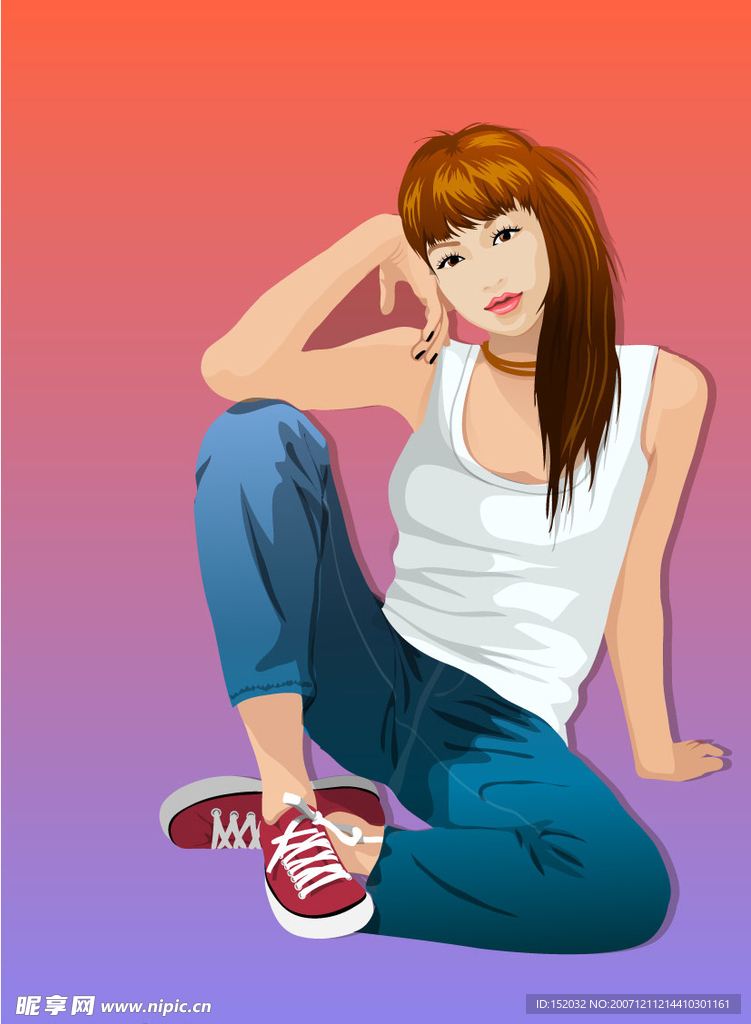 个性美女