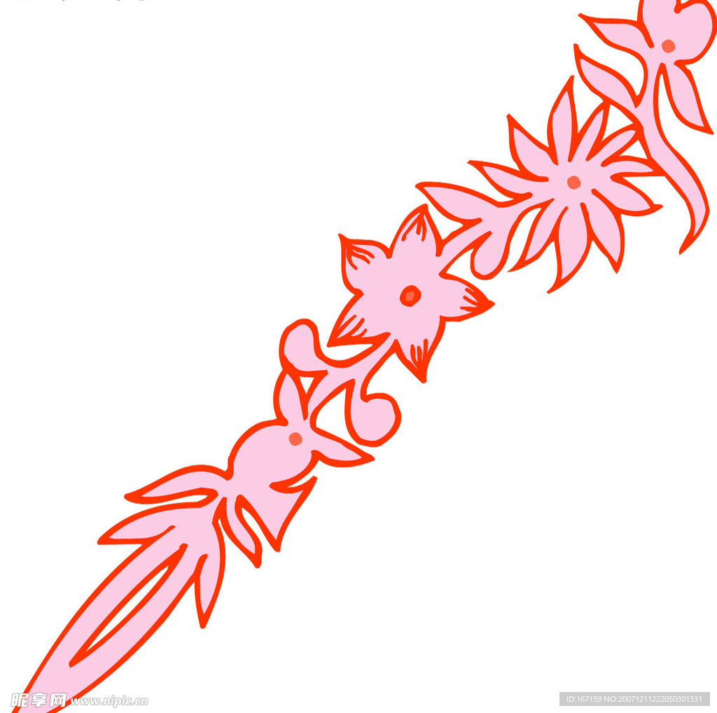 彩色花纹图案(391)