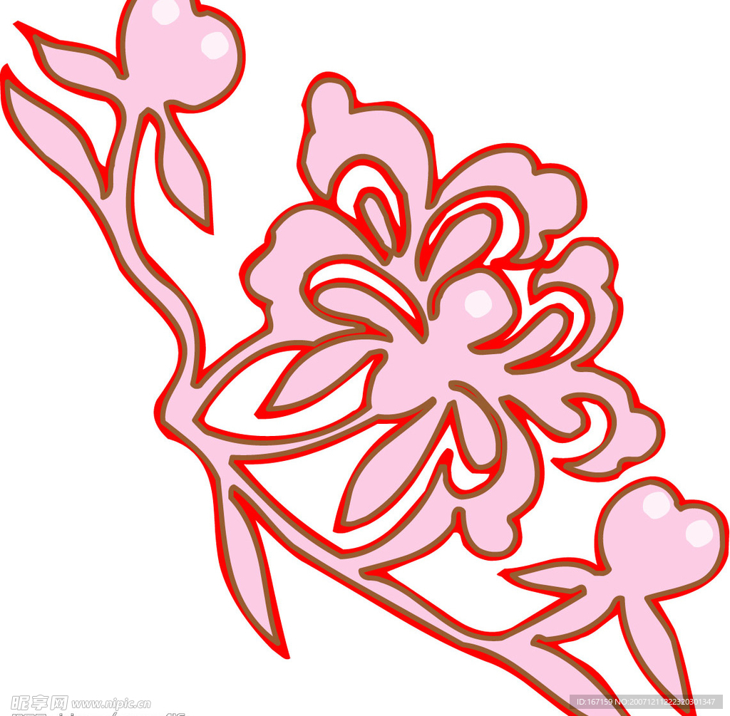彩色花纹图案(396