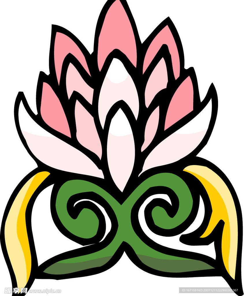 彩色花纹图案(404)