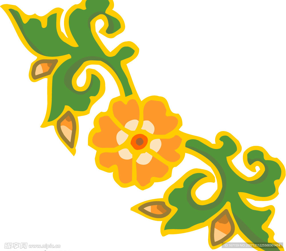 彩色花纹图案(439)