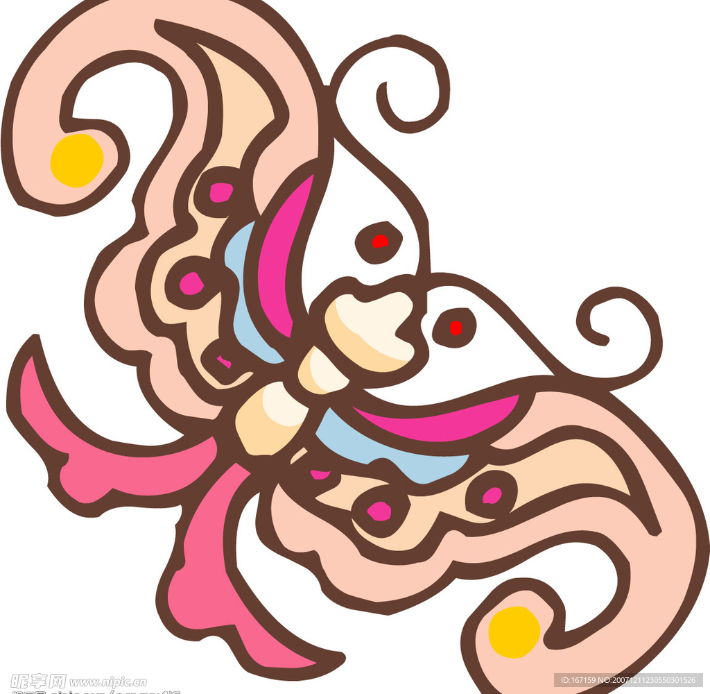 彩色花纹图案(459)