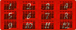 2008鼠年日历矢量图
