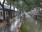 雨中的村落