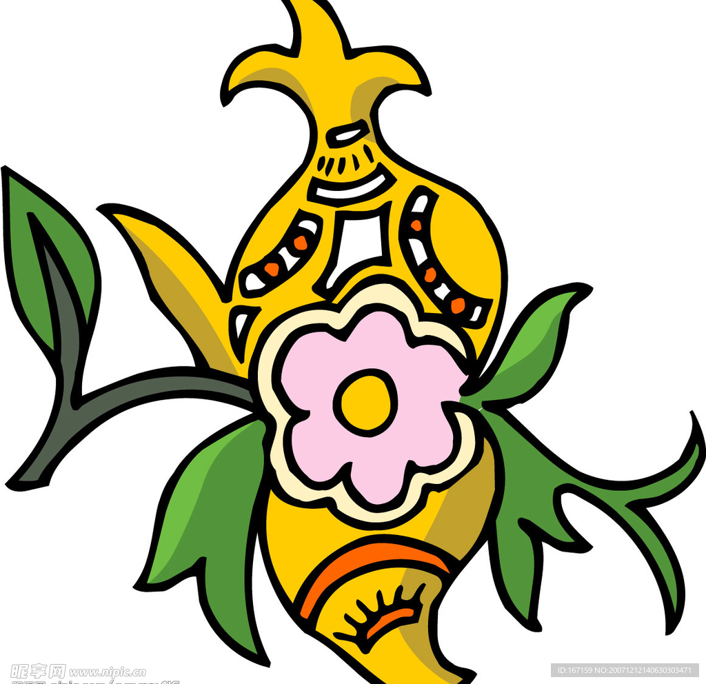彩色花纹图案(480)