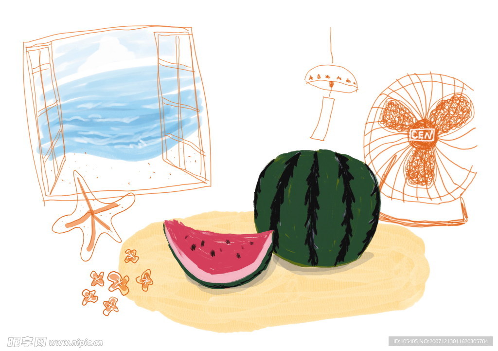 流行时尚插画