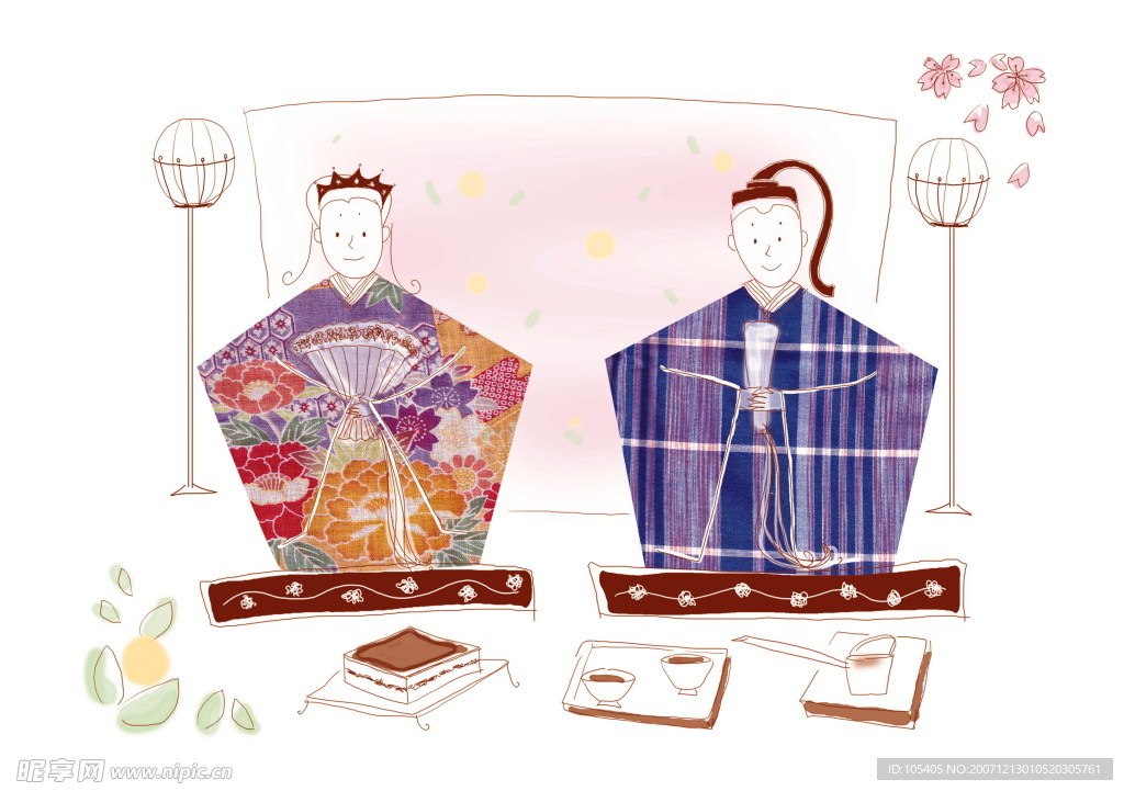 流行时尚插画