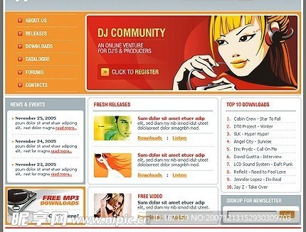 Template Monster系列(8406)