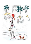 流行时尚插画