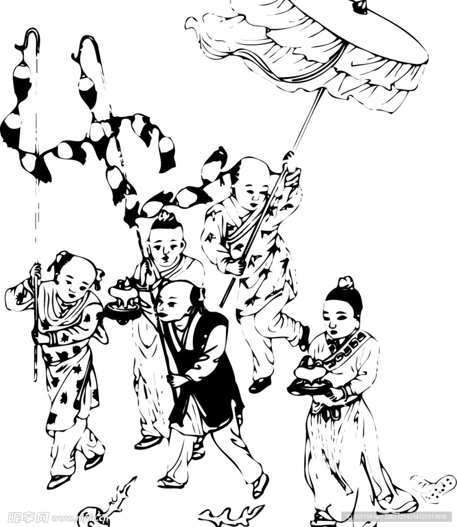 中国古代儿童(015)