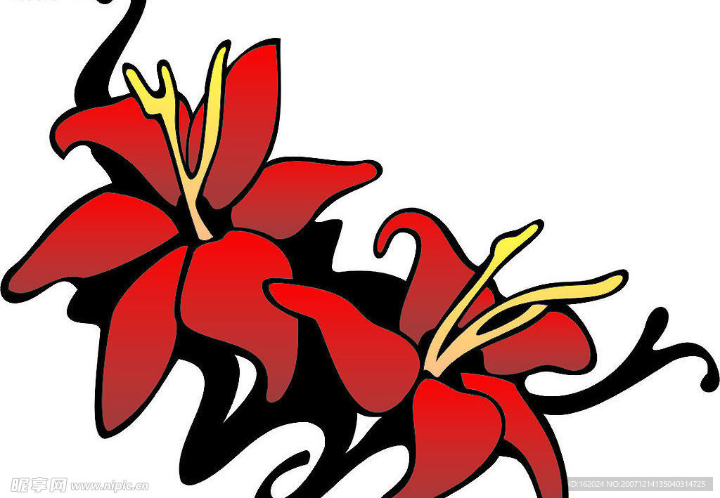矢量花