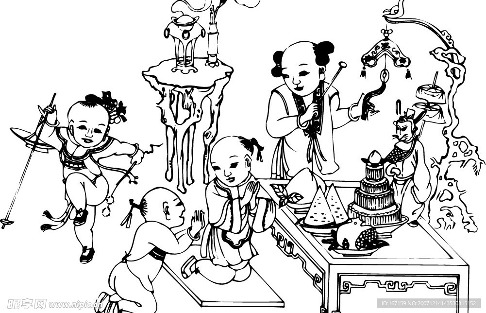 中国古代儿童(070)