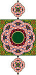 矢量花纹花边
