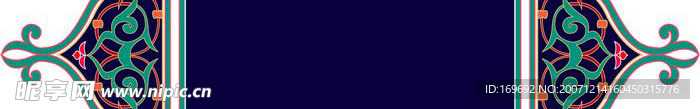矢量花边花纹